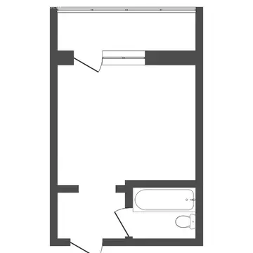 1-комнатная квартира: Тюмень, улица Республики, 243 (13.2 м)