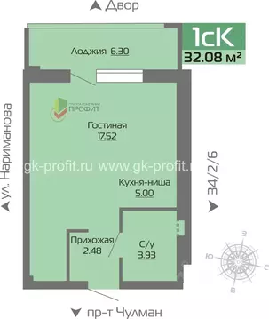 1-к кв. Татарстан, Набережные Челны Новое Побережье жилой комплекс ...