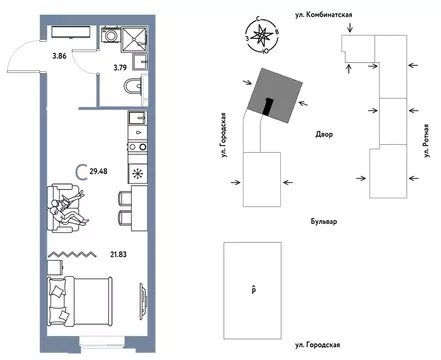 Студия Свердловская область, Екатеринбург муниципальное образование, ...