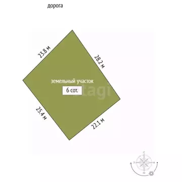 Участок в Башкортостан, Стерлитамакский район, Отрадовский сельсовет, ...