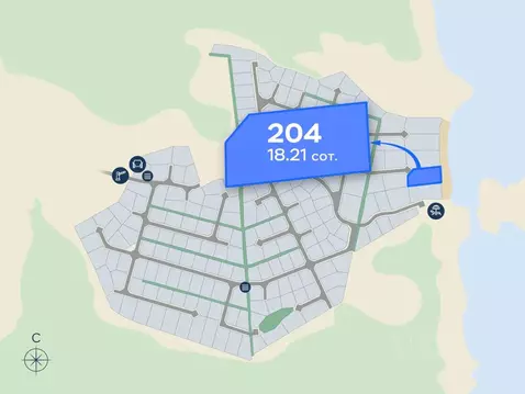 Участок в Ленинградская область, Приозерский район, Ромашкинское ...