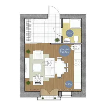 Студия Оренбургская область, Оренбургский район, пос. Пригородный, ...