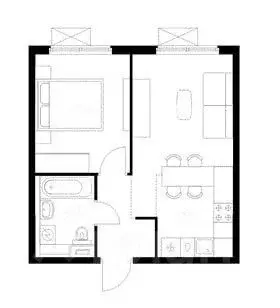 1-к кв. Москва 1-й Грайвороновский проезд, 3Ак4 (37.0 м)