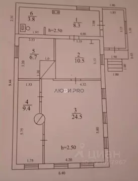 Дом в Саратовская область, Саратов проезд 1-й Мясницкий, 32 (63 м)