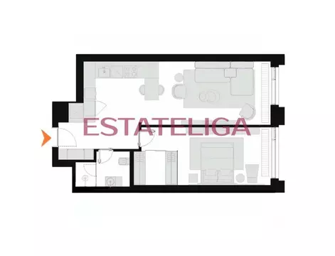 1-к кв. Москва Поклонная ул., 9 (62.7 м)