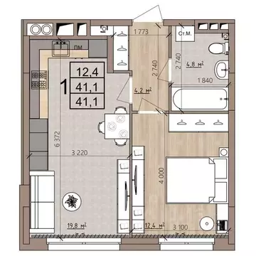 1-к кв. Рязанская область, Рязань пос. Шпалозавода, Окская Стрелка ...