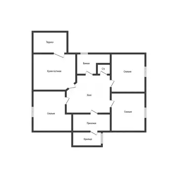 Дом в Строитель, Кленовый переулок (87.4 м)