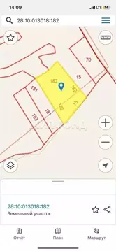 Участок в Амурская область, Благовещенский район, с. Новинка  (650.0 ...