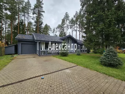 Дом в Ленинградская область, Выборгский район, Рощино пгт, Рощино Парк ...