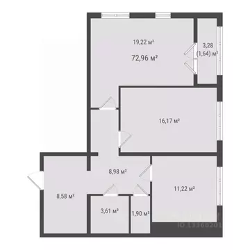 2-к кв. Сахалинская область, Южно-Сахалинск ул. Ленина (71.32 м)