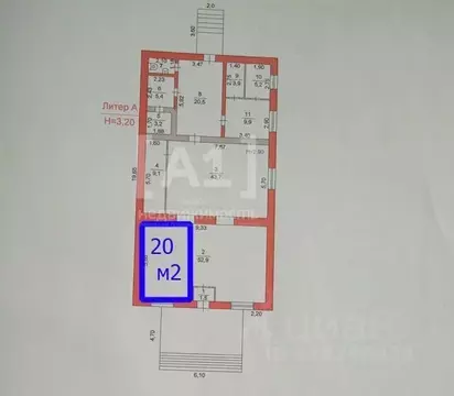 Помещение свободного назначения в Челябинская область, пос. Бреды ул. ...