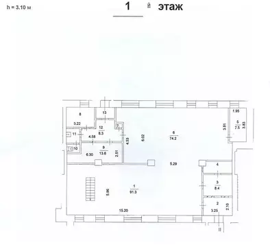 Офис в Москва Павелецкая пл., 1 (411 м)