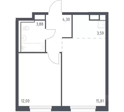 1-к кв. Ленинградская область, Мурино Всеволожский район, Новые ...