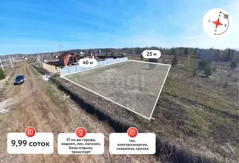 Участок в Тюменская область, Тюменский муниципальный округ, с. Кулига, ...