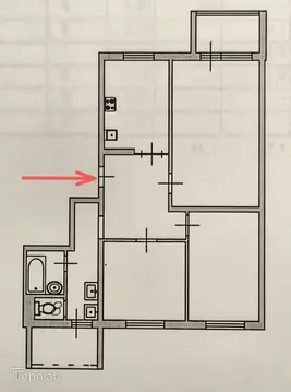 3-к кв. Астраханская область, Астрахань Магистральная ул., 36 (68.4 м)