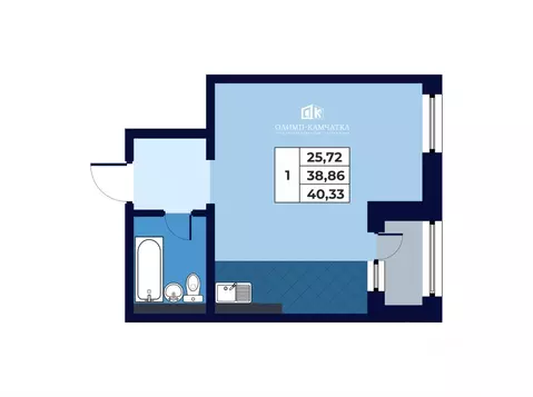 Свободной планировки кв. Камчатский край, Петропавловск-Камчатский ...