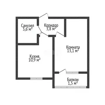 1-к кв. Краснодарский край, Краснодар ул. Имени Владимира ...