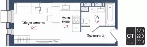 Студия Московская область, Королев Первомайский мкр, Старые Горки дп,  ...