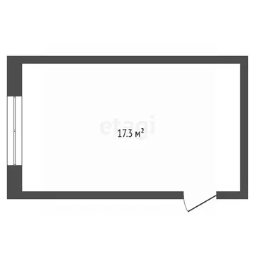 Комната Тюменская область, Тюмень Харьковская ул., 1 (17.3 м)