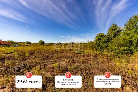 Участок в Хабаровский край, Хабаровский район, с. Рощино  (29.61 сот.)