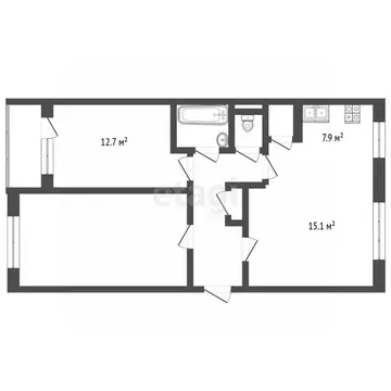 2-к кв. Вологодская область, Вологда Фрязиновская ул., 26А (66.7 м)