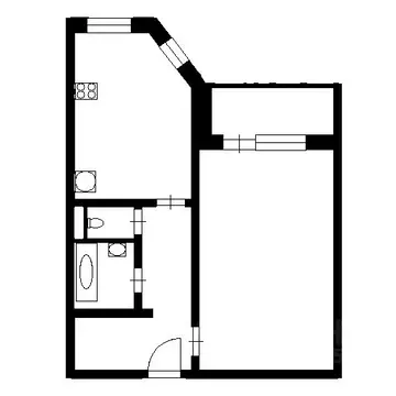 1-к кв. Воронежская область, Воронеж ул. 9 Января, 233/26 (41.9 м)
