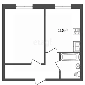 2-к кв. Пермский край, Пермский муниципальный округ, с. Фролы ул. ...
