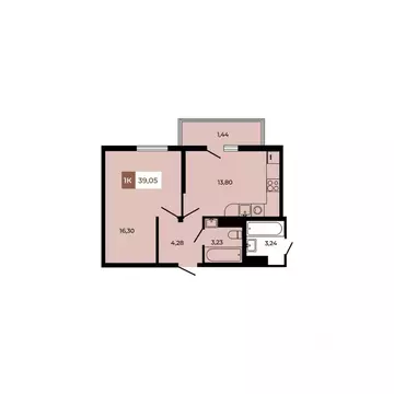 1-к кв. Ростовская область, Аксайский район, Щепкинское с/пос, пос. ...