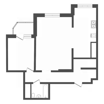 2-к кв. Тюменская область, Тюмень ул. Максима Горького, 68 (86.6 м)
