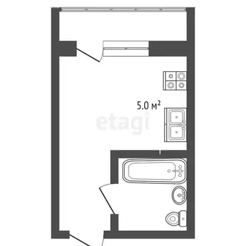 Квартира-студия: Анапа, Анапское шоссе, 24к5 (21.5 м)