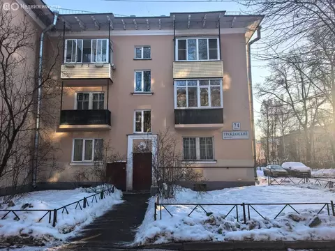 1-комнатная квартира: Санкт-Петербург, Гражданский проспект, 74к2 (30 ...