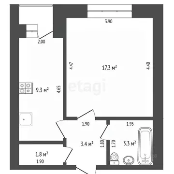 1-к кв. Нижегородская область, Выкса ул. Осипенко, 5 (36.0 м)