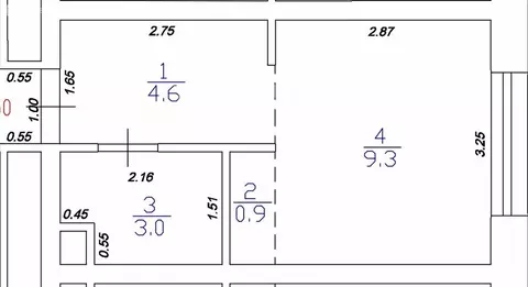 Квартира-студия: Москва, Автомобильный проезд, 4 (17.8 м)