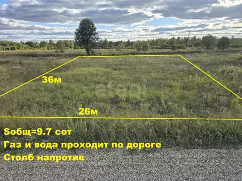 Участок в Брянская область, Брянский район, Новодарковичское с/пос, д. ...