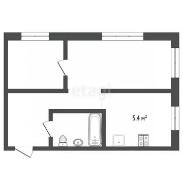 2-к кв. Московская область, Серпухов Советская ул., 122 (36.1 м)