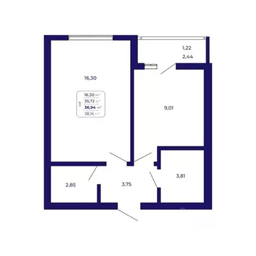 1-к кв. Башкортостан, Уфа Затон-Восточный жилрайон, Паруса жилой ...