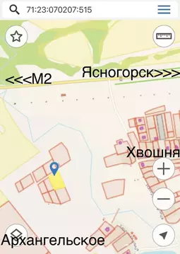 Участок в Тульская область, Ясногорский район, Ревякинское с/пос, д. ...