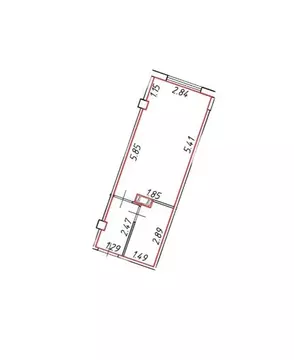 Квартира-студия: Мурино, улица Шоссе в Лаврики, 93 (23.1 м)