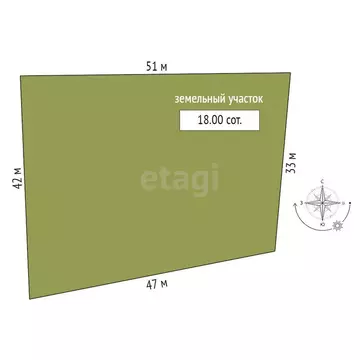 Участок в село Старобелокуриха, Октябрьская улица (18 м)