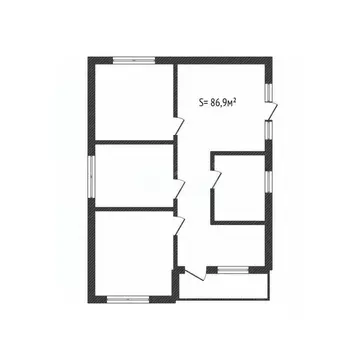 Дом в Брянская область, Брянск ул. Металлургов (87 м)