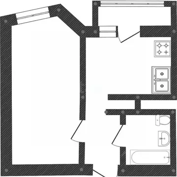 1-к кв. Вологодская область, Вологда ул. Гагарина, 82А (28.5 м)