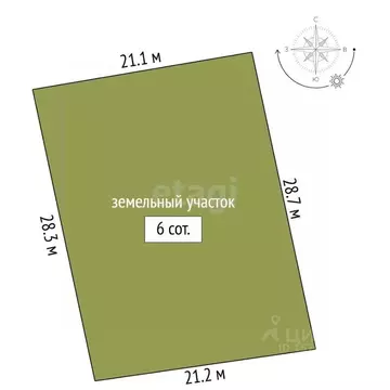 Участок в Ленинградская область, Всеволожский район, Заневское ...