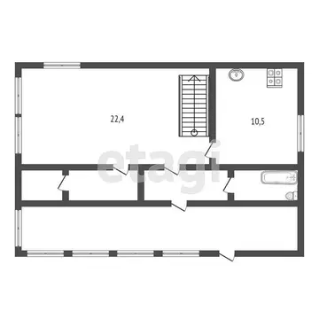 Дом в Ломоносовский район, Низинское сельское поселение, деревня ...
