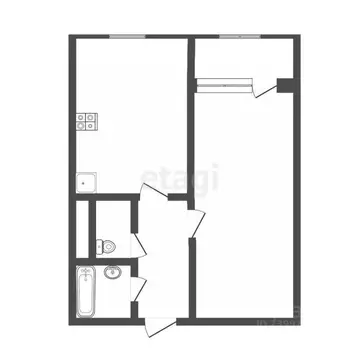 1-к кв. Ставропольский край, Ставрополь ул. Южный обход, 55/2 (34.2 м)