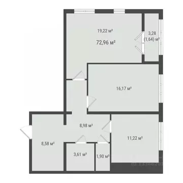 2-к кв. Сахалинская область, Южно-Сахалинск Хомутово п/р,  (71.32 м)