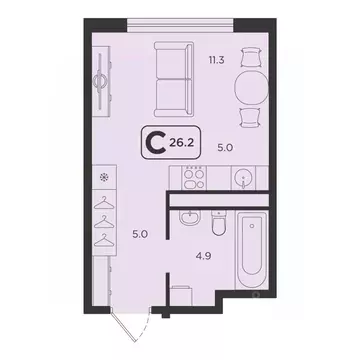 Студия Тюменская область, Тюмень  (26.2 м)
