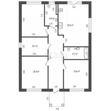 Дом в Ростовская область, Батайск Минская ул. (90 м)