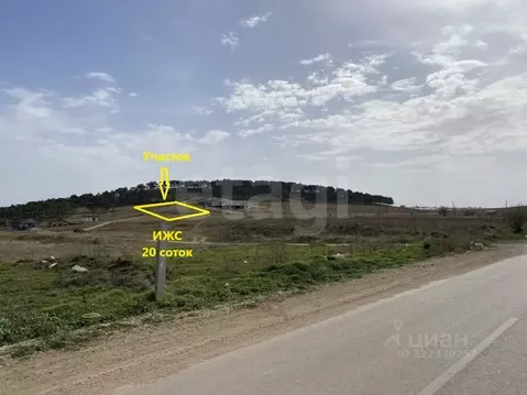 Участок в Крым, Симферопольский район, Мирновское с/пос, с. Белоглинка ...