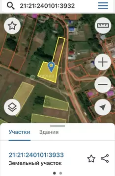 Участок в Чувашия, Чебоксарский муниципальный округ, с. Ишлеи ул. ...