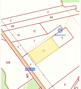 Участок в Калужская область, Перемышльский муниципальный округ Р-92, ...